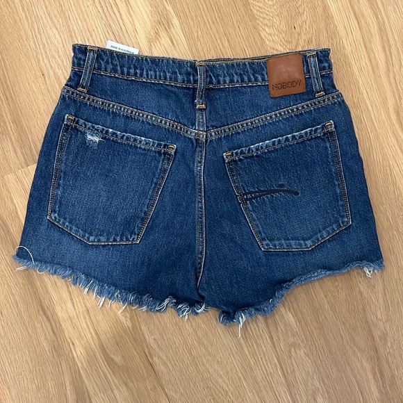 Nobody Denim dark wash High Boy Jean shorts size 28. Excellent condition. - Picture 2 of 3